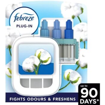 Ambi Pur Febreze 3Volution Air Freshener Starter Kit Cotton Refill (20ml)