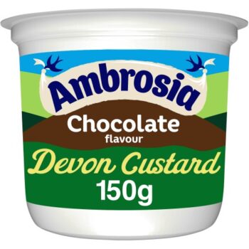 Ambrosia Chocolate Flavour Devon Custard Pot (150g)