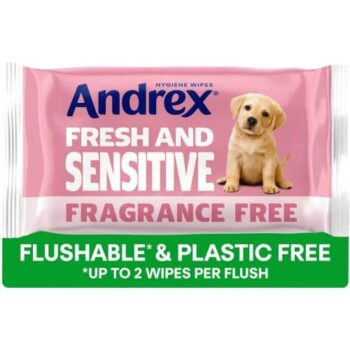 Andrex Fresh & SENSITIVE Hygiene Wipes Single pack (30 sheets) (30)