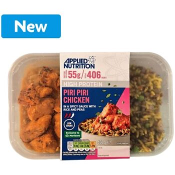 Applied Nutrition High Protein Chicken Piri Piri With Rice