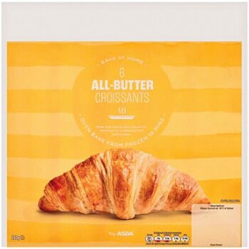 ASDA Bake at Home 6 All-Butter Croissants (330g)