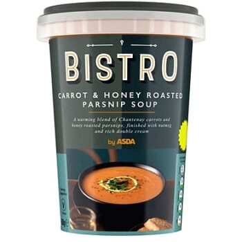 ASDA Bistro by Carrot & Honey Roasted Parsnip Soup (600g)