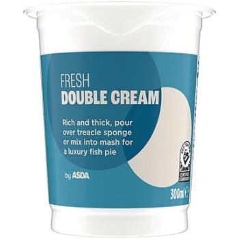 ASDA Fresh Double Cream (300ml)