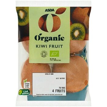 ASDA Organic 4 Kiwi Fruit