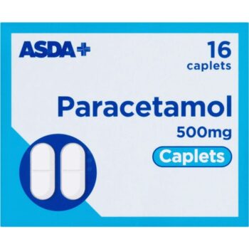 ASDA Paracetamol Caplets 16 Caplets