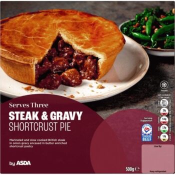 ASDA Steak & Gravy Shortcrust Pie