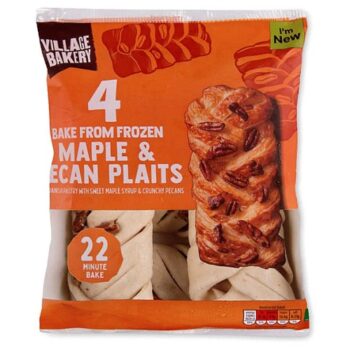 Bake from Frozen Maple & Pecan Plaits (4)