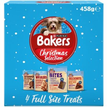 Bakers Christmas Dog Treats Selection Box (458g)