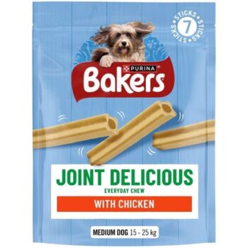Bakers Joint Delicious Medium Chicken Dog Chews (180g)