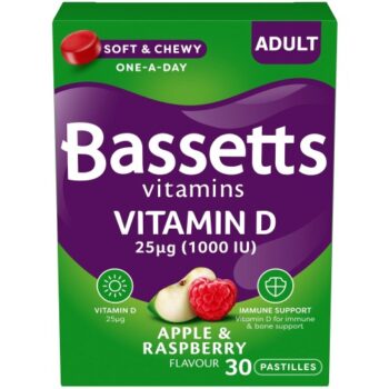 Bassetts Adult Vitamin D Apple & Raspberry (30)
