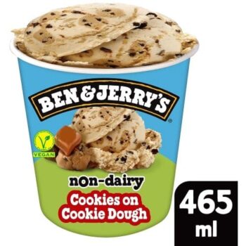 Ben & Jerry's Non Dairy Cookies on Cookie Dough Caramel Ice Cream (465ml)