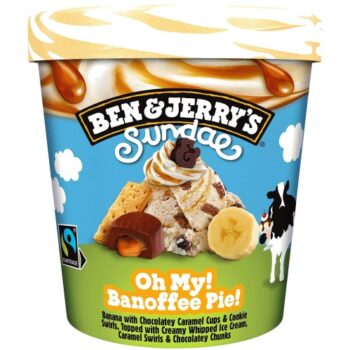 Ben & Jerry's Sundae Oh My Banoffee Pie! Ice Cream Tub (427ml)