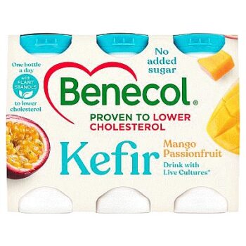 Benecol Kefir Mango Passionfruit Yogurt Drink 6 Packl (6 x 67.5g)