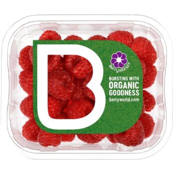 BerryWorld Organic Raspberries (125g)