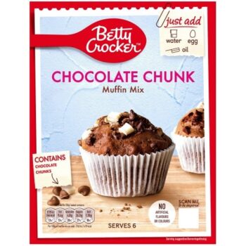 Betty Crocker Chocolate Chunk Muffin Mix Kit (335g)