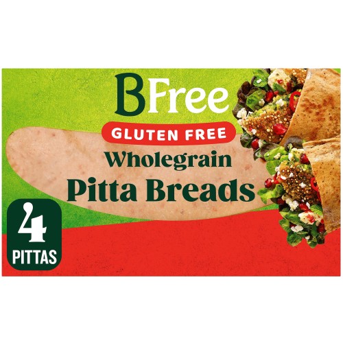 BFree Wholegrain Gluten Free Pitta Bread (4 x 55g)