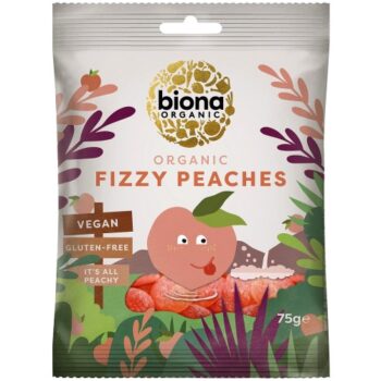 Biona Organic Fizzy Peaches (75g)