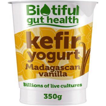 Biotiful Gut Health Kefir Yogurt Madagascan Vanilla (350g)