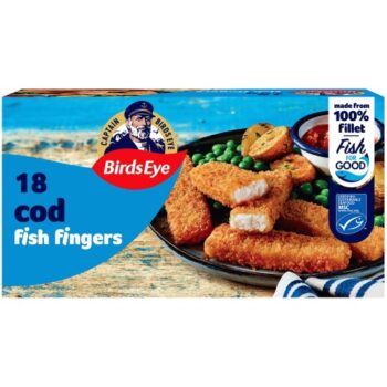 Birds Eye 18 Cod Fish Fingers (18 x 504g)