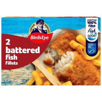 Birds Eye 2 Battered Fish Fillets (200g)