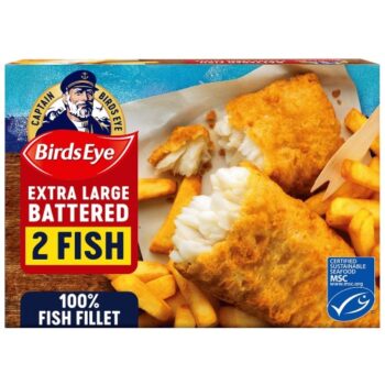 Birds Eye 2 MSC XL Battered Fish Fillets (320g)