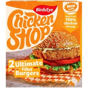 Birds Eye Chicken Shop 2 Ultimate Chicken Fillet Burgers (2 x 227g)