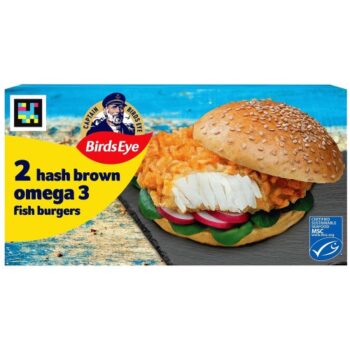 Birds Eye Crispy Hash Brown Fish Burgers (227g)