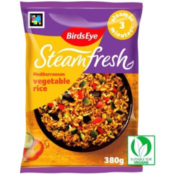Birds Eye Mediterranean Rice Steamfresh (380g)