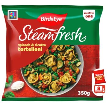 Birds Eye Steamfresh Tortelloni with Vegetables and Pesto Meal for 1 (350g)