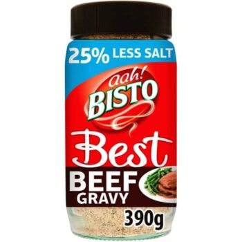 Bisto Best Reduced Salt Beef Gravy 25% Less Salt (390g)