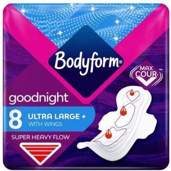 Bodyform Cour-V Ultra Night Sanitary Towels Wings (8)