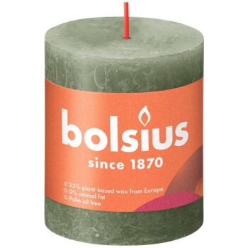 Bolsius Fresh Olive Rustic Candle 80x68 Candle80 (68)