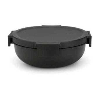 Brabantia Make & Take Salad Bowl Dark Grey (1.3 Litre)