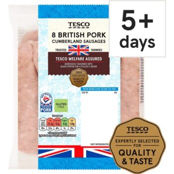 British Cumberland Sausages (8 x 454g)