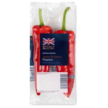 British Grown Sweet Pointed Peppers