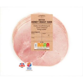 British Honey Roast Cooked Ham Slices, 4 x 150g
