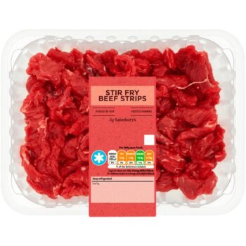 British or Irish Stir Fry Beef (350g)