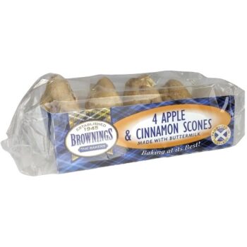 Brownings Apple & Cinnamon Oven Scones (240g)