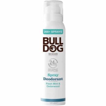 Bulldog Skincare Fresh Mint & Cedarwood Spray Deodorant (125ml)