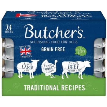 Butcher's Traditional Recipes Grain Free Adult Dog Food Trays (24 x 150g)