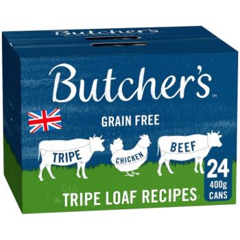 Butcher's Tripe Loaf Recipes Dog Food Tins (24 x 400g)