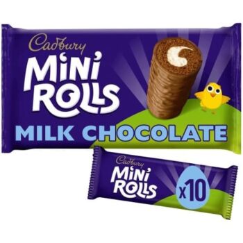Cadbury 10Pack Mini Rolls Milk Chocolate Cakes (10)