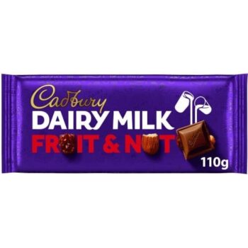 Cadbury Dairy Milk Fruit & Nut Chocolate Bar (110g)