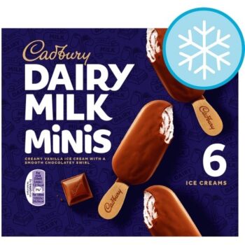 Cadbury Dairy Milk Minis Ice Creams (6 x 50ml)