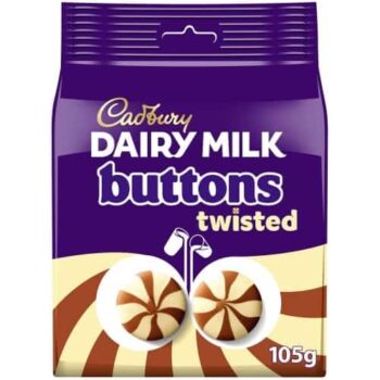 Cadbury Dairy Milk Twisted Chocolate Buttons Bag (100g)