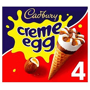 Cadbury Ice Cream Cones (4 x 100ml)