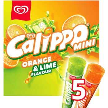 Calippo Mini Orange & Lime Ice Lolly 5 (5 x 80ml)