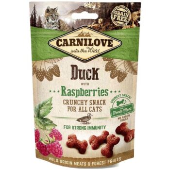 Carnilove Duck with Raspberries Crunchy Cat Treats (50g)
