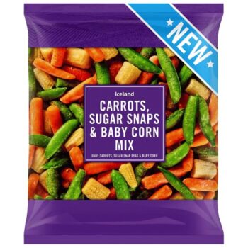 Carrots, Sugar Snaps, and Baby Corn Mix (1kg)