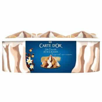 Carte D'Or Rum & Raisin Ice Cream Dessert Tub (825ml)